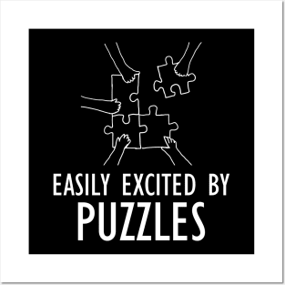 Puzzle - Easily excited by puzzles Posters and Art